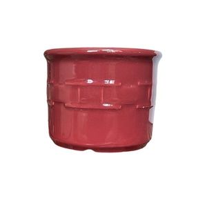 LONGABERGER Woven Traditions Pottery 1 Pint Salt Crock - Paprika